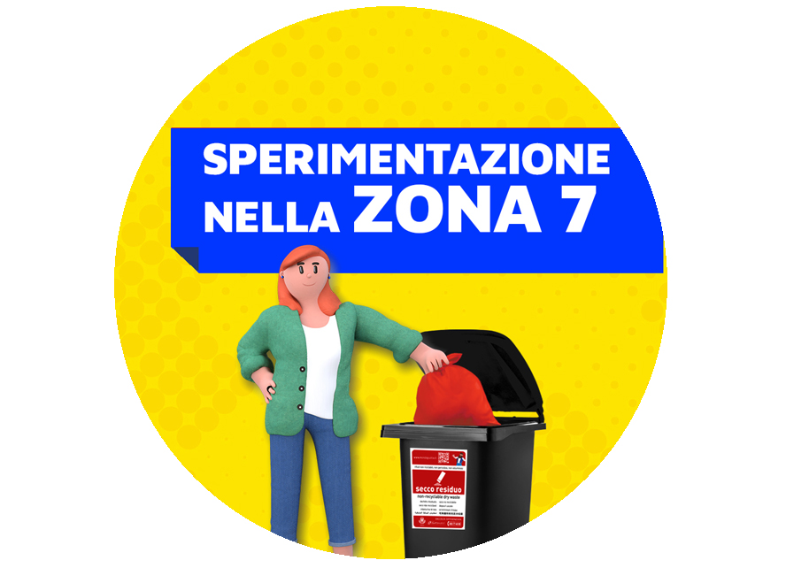 Nella zona 7 si attiva la raccolta del Secco residuo con bidoni condominiali